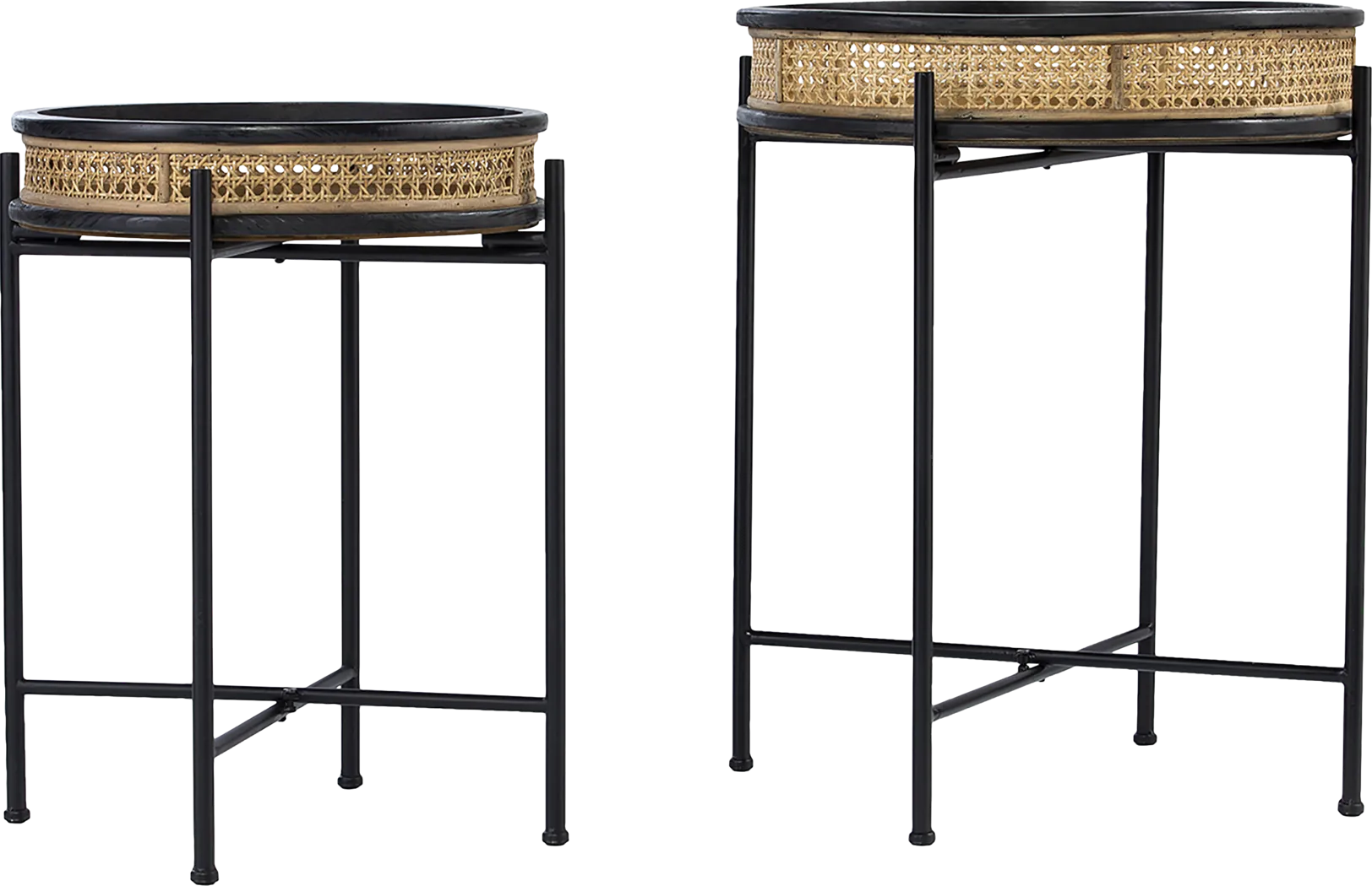 Zircone Black Accent Table, Set of 2 - Image 9