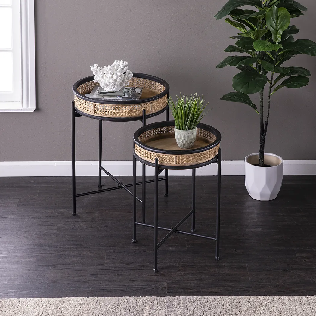 Zircone Black Accent Table, Set of 2 - Image 10