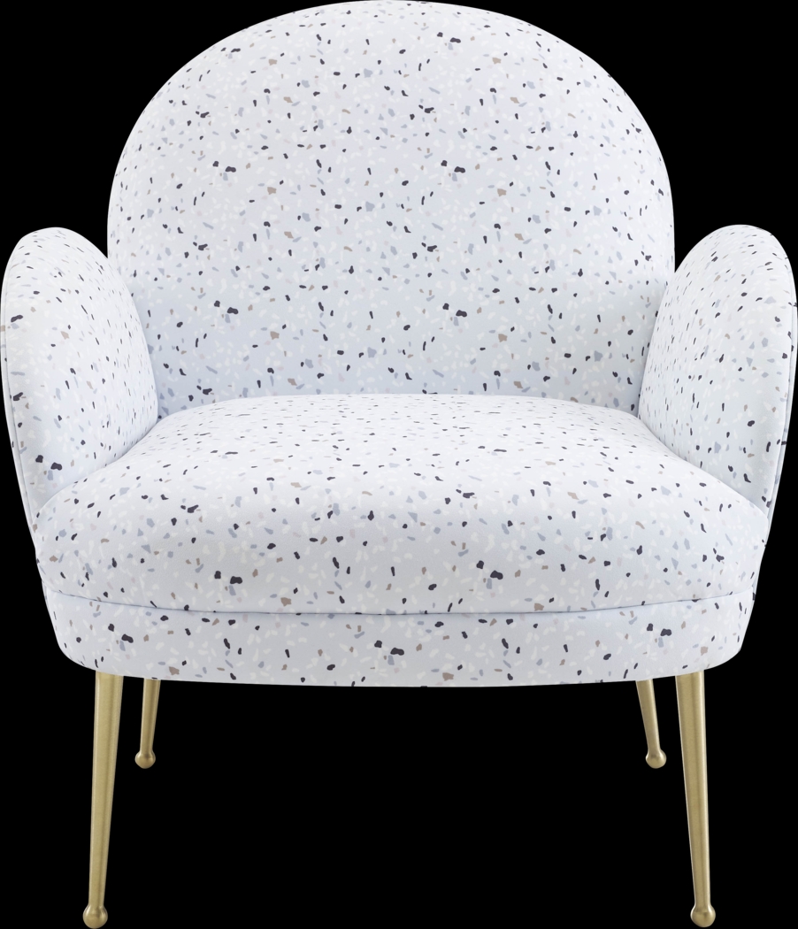 Zitto White Accent Chair - Thumbnail - Image 2