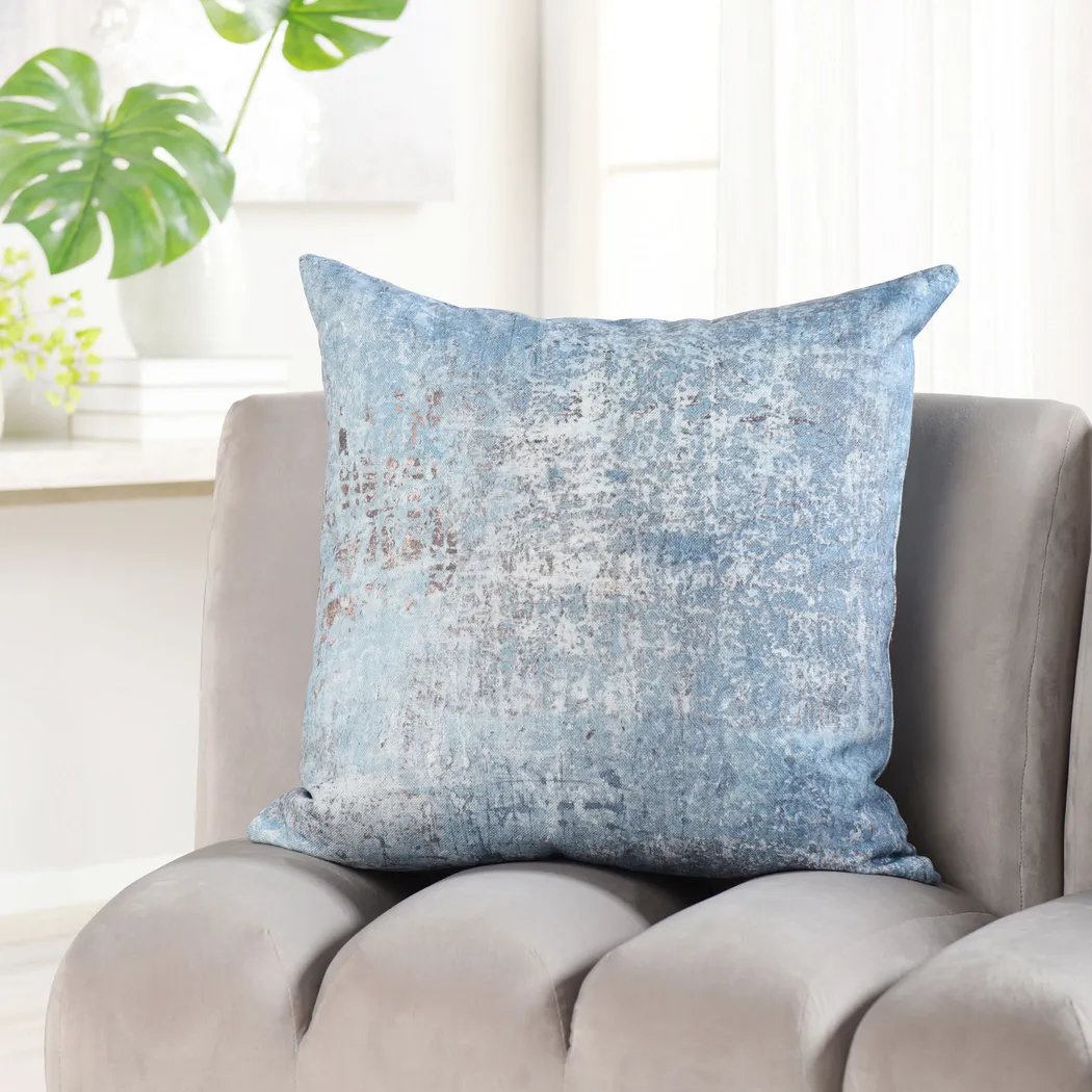 Zivoud Blue Accent Pillow - Thumbnail - Image 2