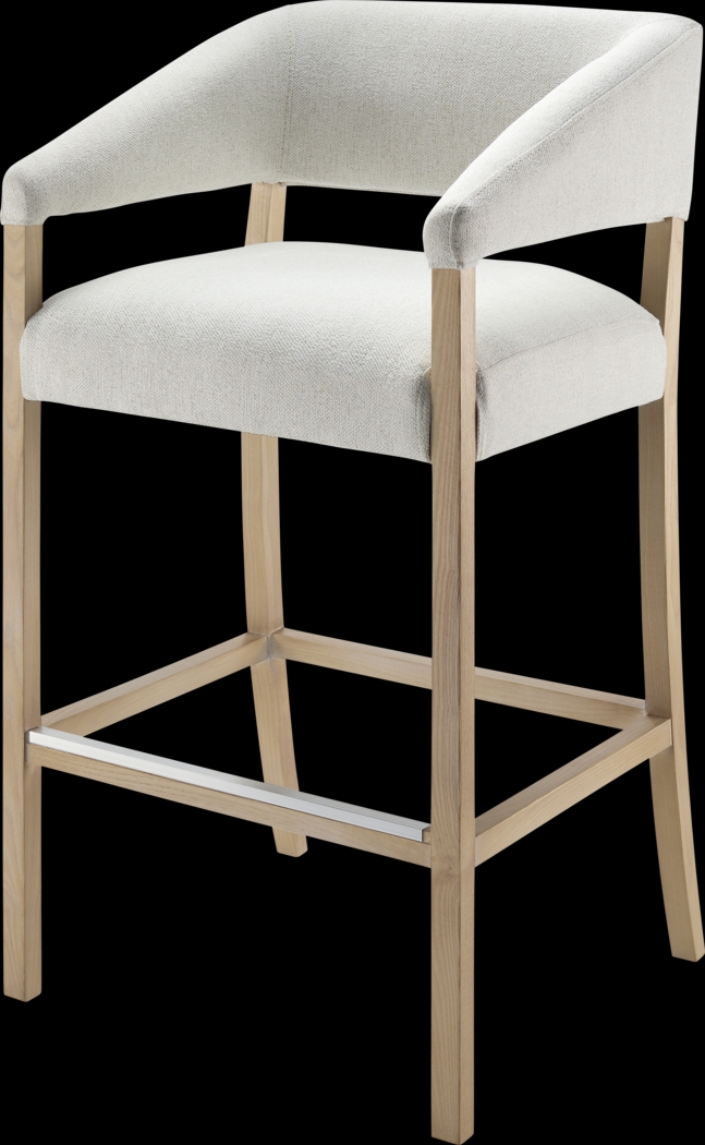 Zogne Cream Bar Stool - Thumbnail - Image 1