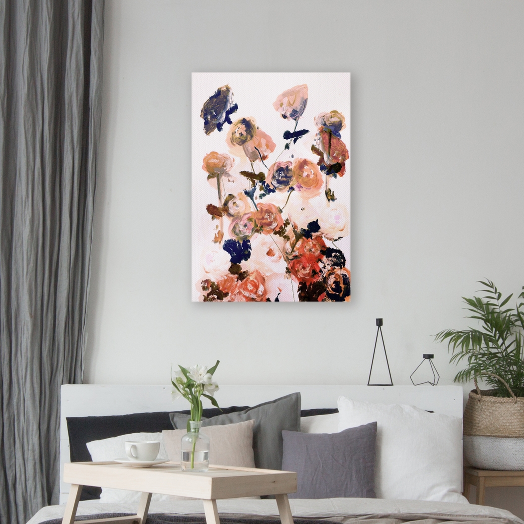 Zonley Pink Canvas Wall Art - Thumbnail - Image 2