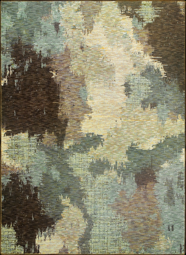 Zorian Blue 7'10 x 10'10 Rug - Thumbnail - Image 1