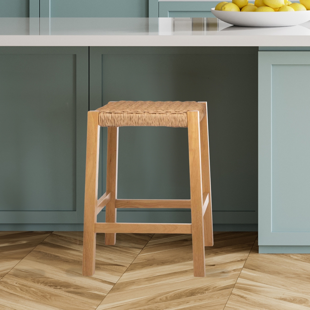 Zorvyn Natural Counter Height Stool - Thumbnail - Image 2