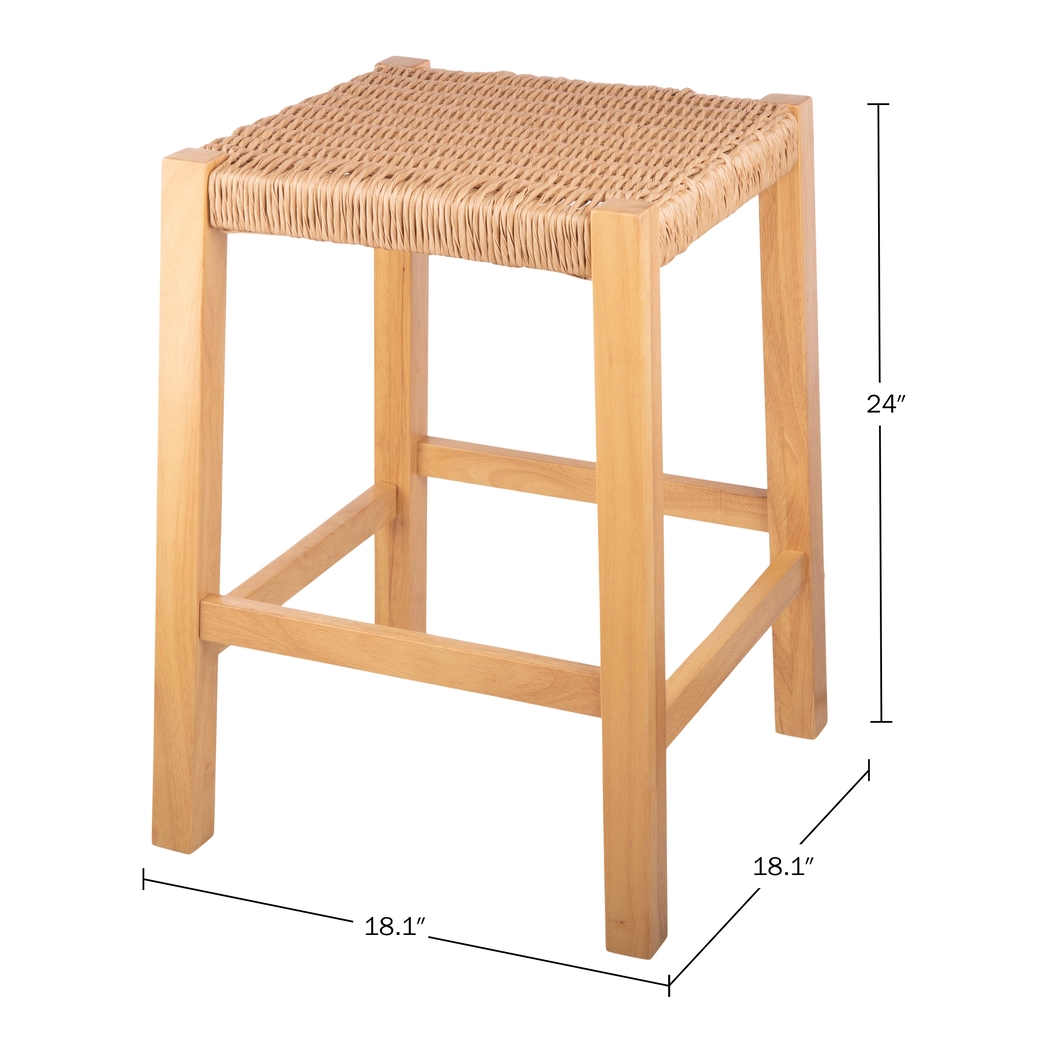 Zorvyn Natural Counter Height Stool - Thumbnail - Image 6
