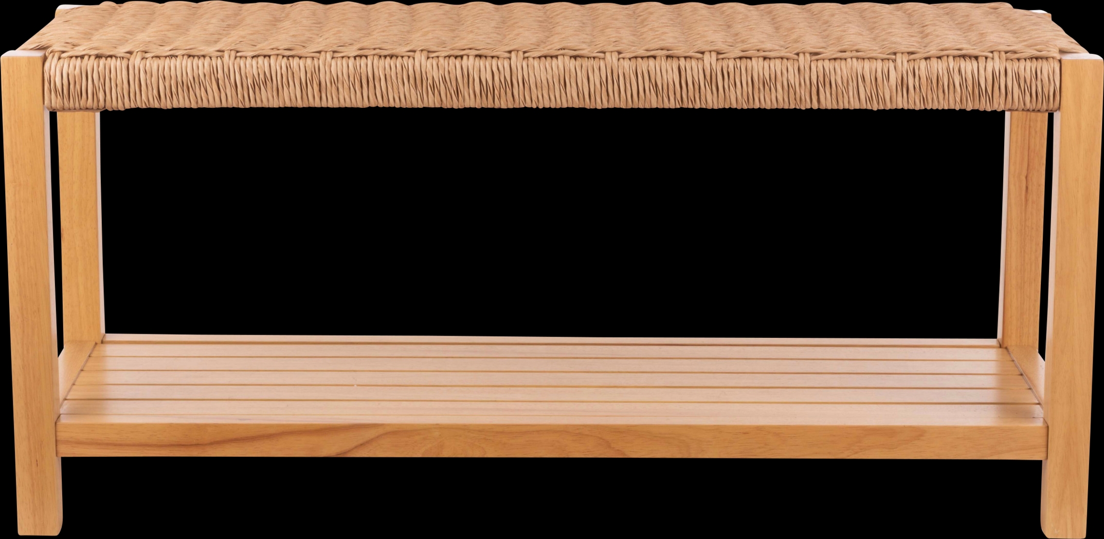 Zorvyn Natural Storage Bench - Thumbnail - Image 6
