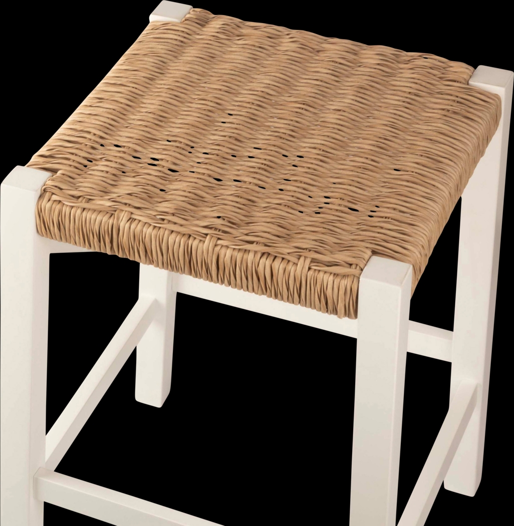 Zorvyn White/Natural Counter Height Stool - Thumbnail - Image 8