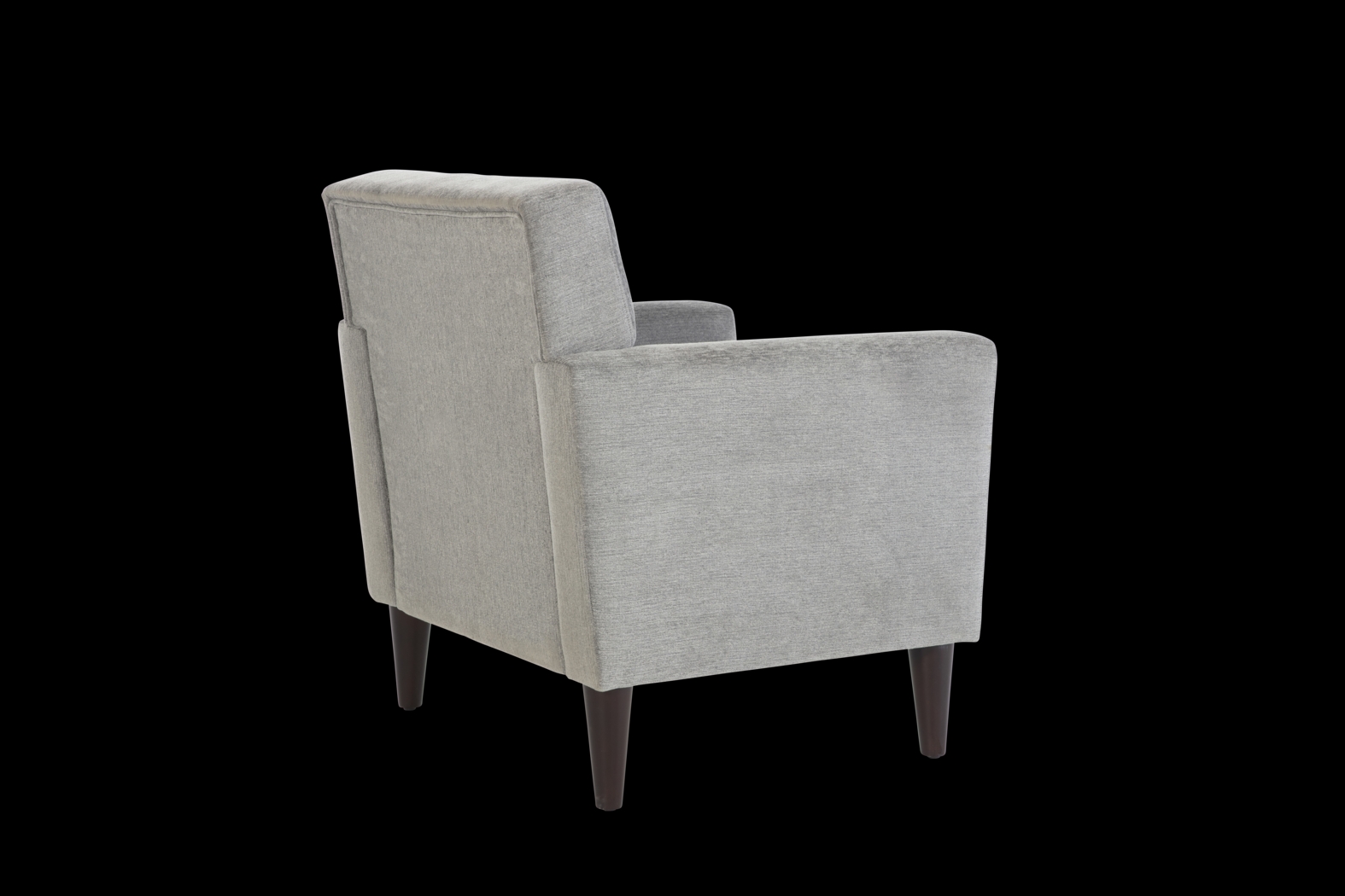 Zouave Gray Accent Chair and Ottoman - Thumbnail - Image 7
