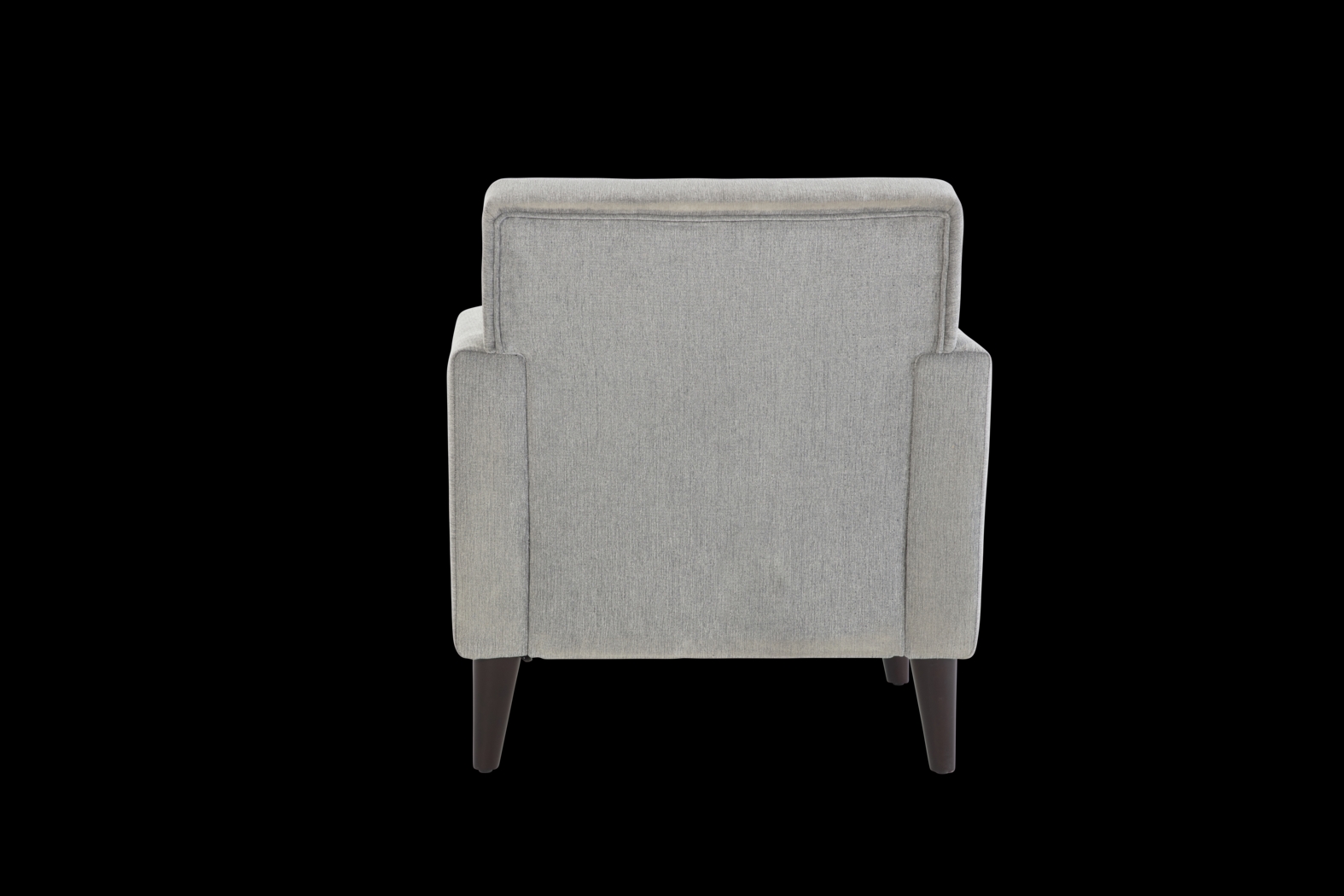 Zouave Gray Accent Chair and Ottoman - Thumbnail - Image 8