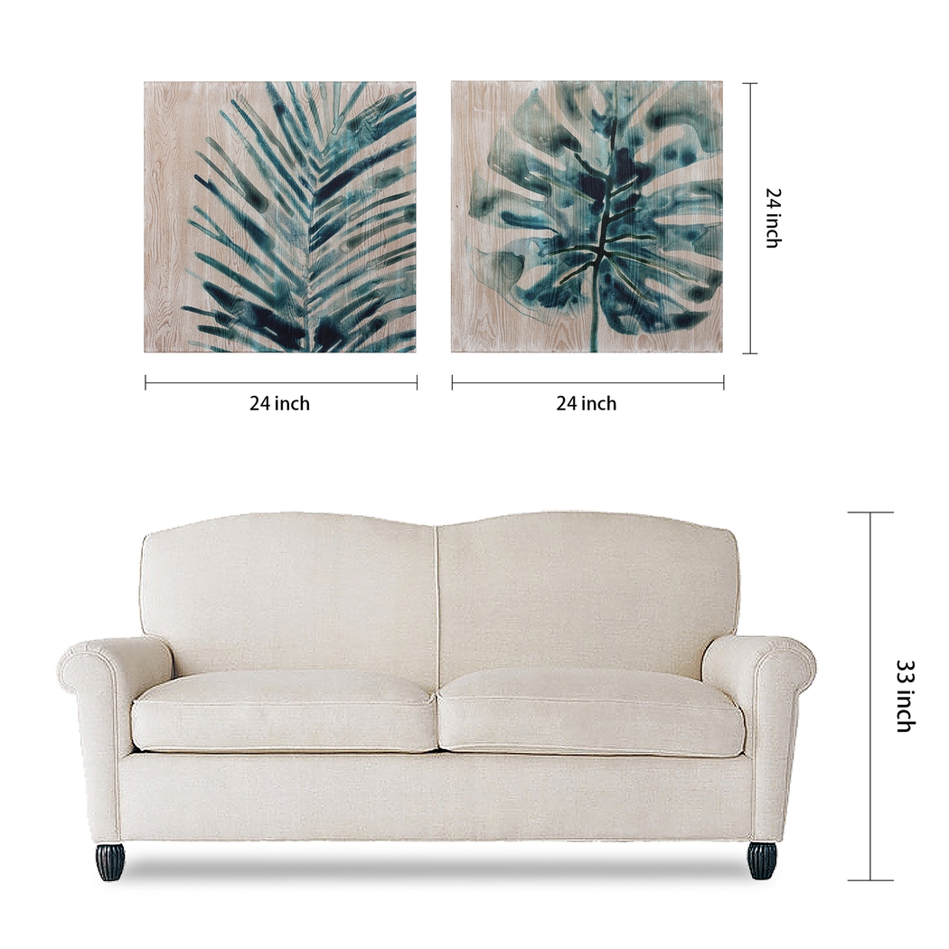 Zozobra Blue Artwork, Set of 2 - Thumbnail - Image 4