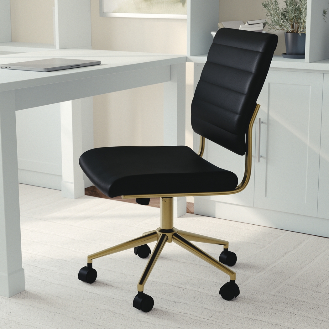 Zubicek Black Office Chair - Thumbnail - Image 4