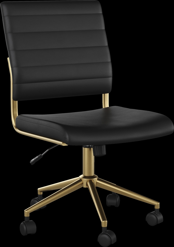 Zubicek Black Office Chair - Thumbnail - Image 1