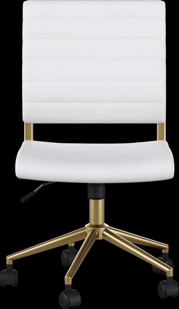 Zubicek White Office Chair - Thumbnail - Image 6