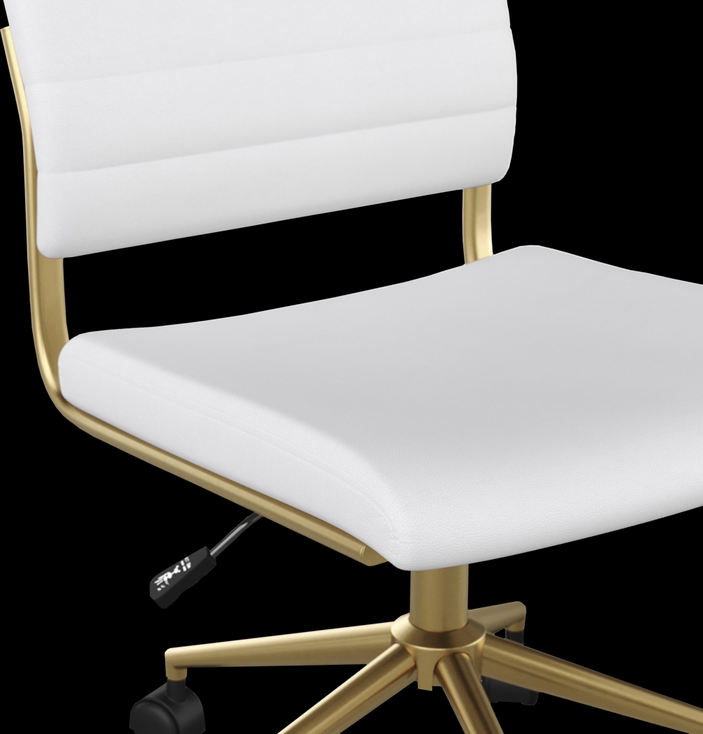 Zubicek White Office Chair - Thumbnail - Image 9