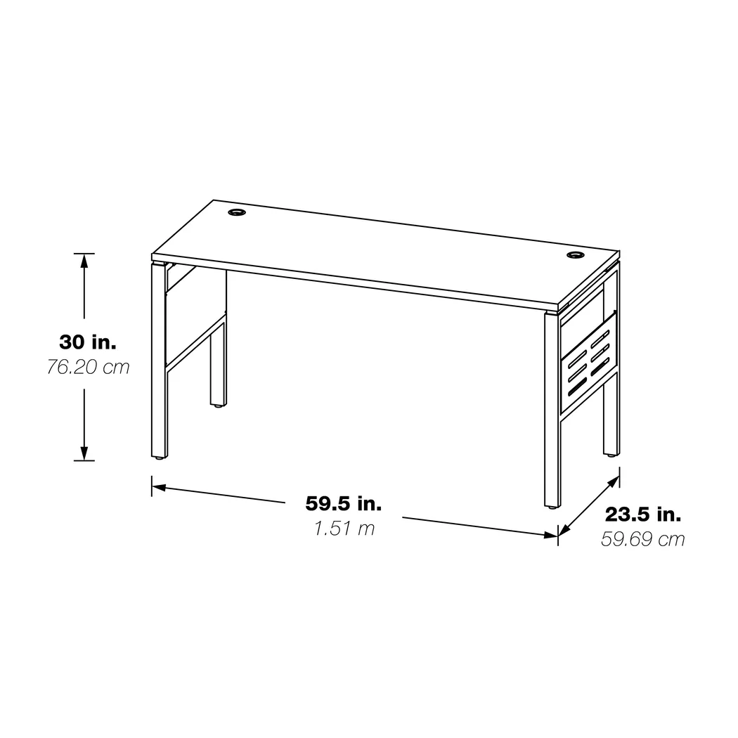 Zuhayr White Writing Desk - Thumbnail - Image 4