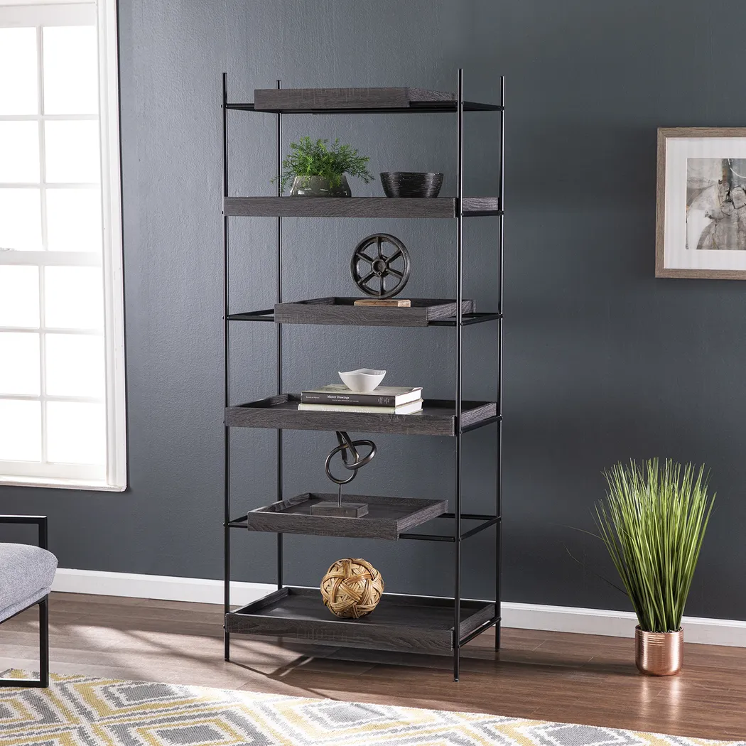 Zuill Black Bookcase - Image 5