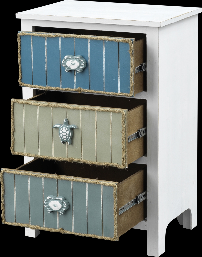 Zuinn White Accent Cabinet - Thumbnail - Image 3