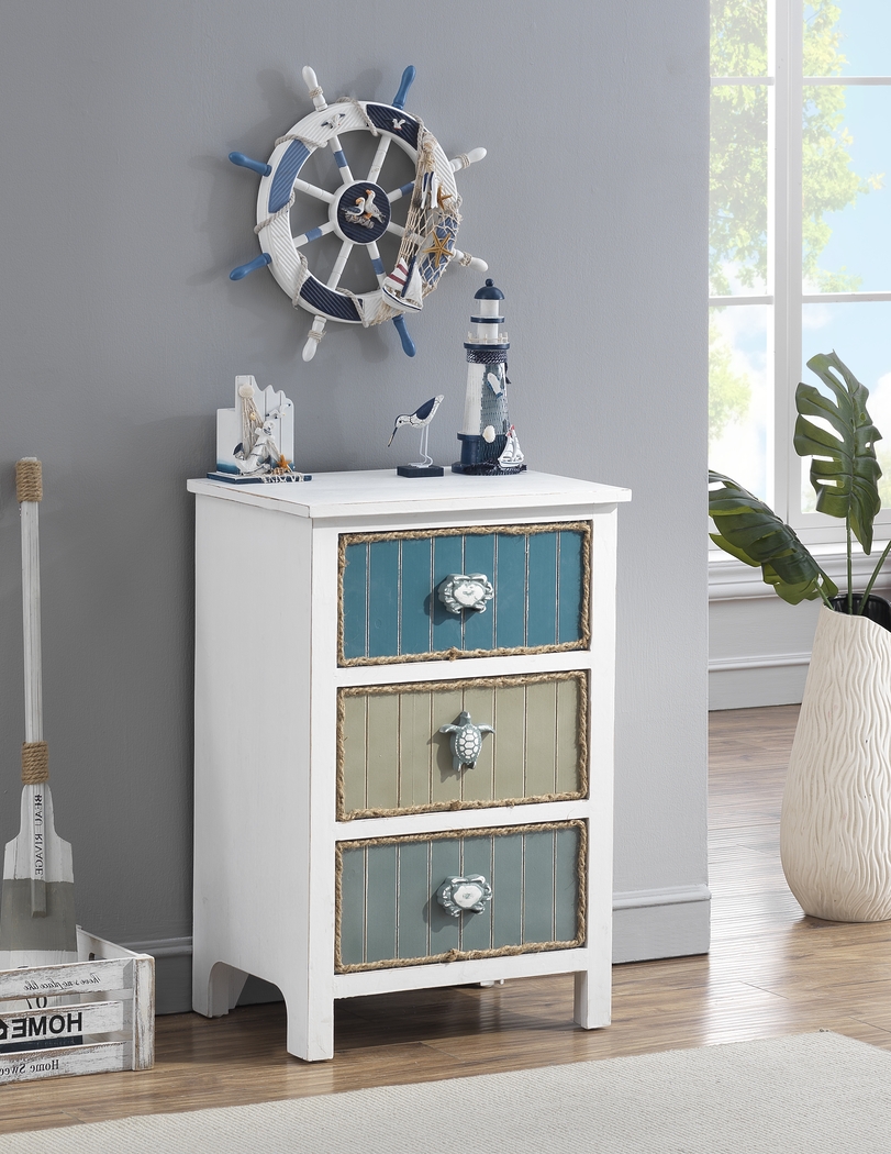 Zuinn White Accent Cabinet - Thumbnail - Image 5