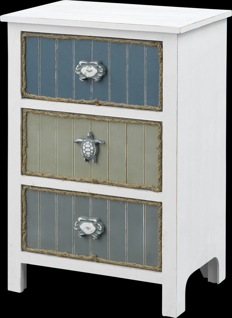 Zuinn White Accent Cabinet - Thumbnail - Image 1