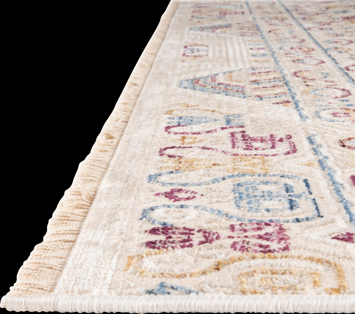 Zulfa Ivory 6'1 x 8'10 Rug - Thumbnail - Image 5