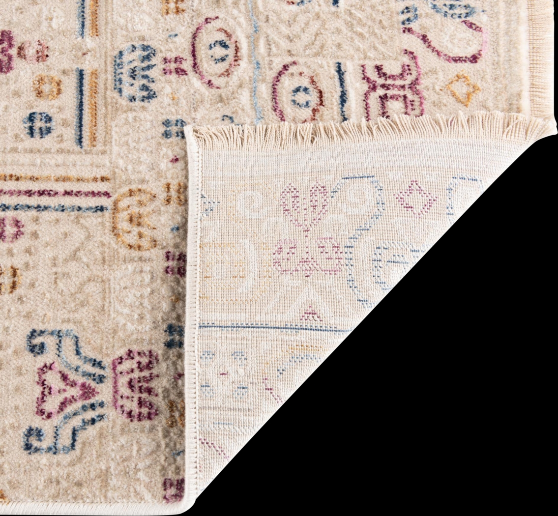 Zulfa Ivory 6'1 x 8'10 Rug - Thumbnail - Image 6