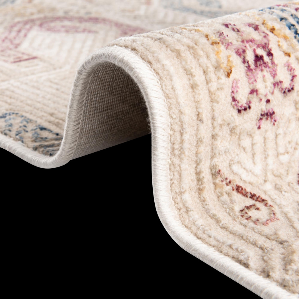 Zulfa Ivory 6'1 x 8'10 Rug - Thumbnail - Image 7