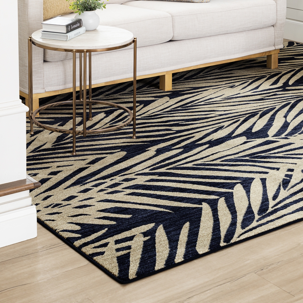 Stacy Garcia Zumin Blue 5'3 x 7'10 Rug - Thumbnail - Image 4