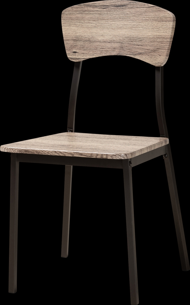 Zumwalt Brown Side Chair Set of 4 - Thumbnail - Image 3