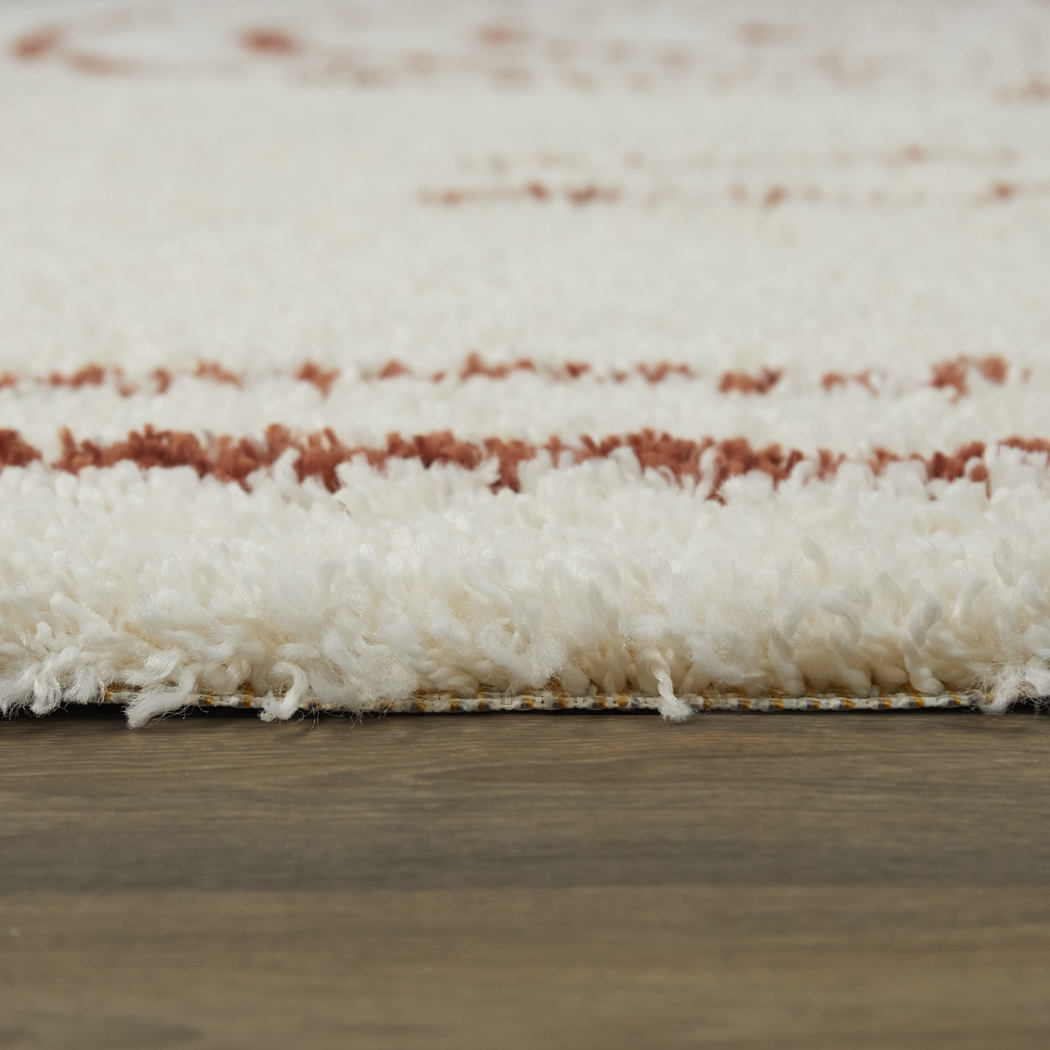 Zunees Orange/Multi 5'3 x 7' Rug - Thumbnail - Image 3