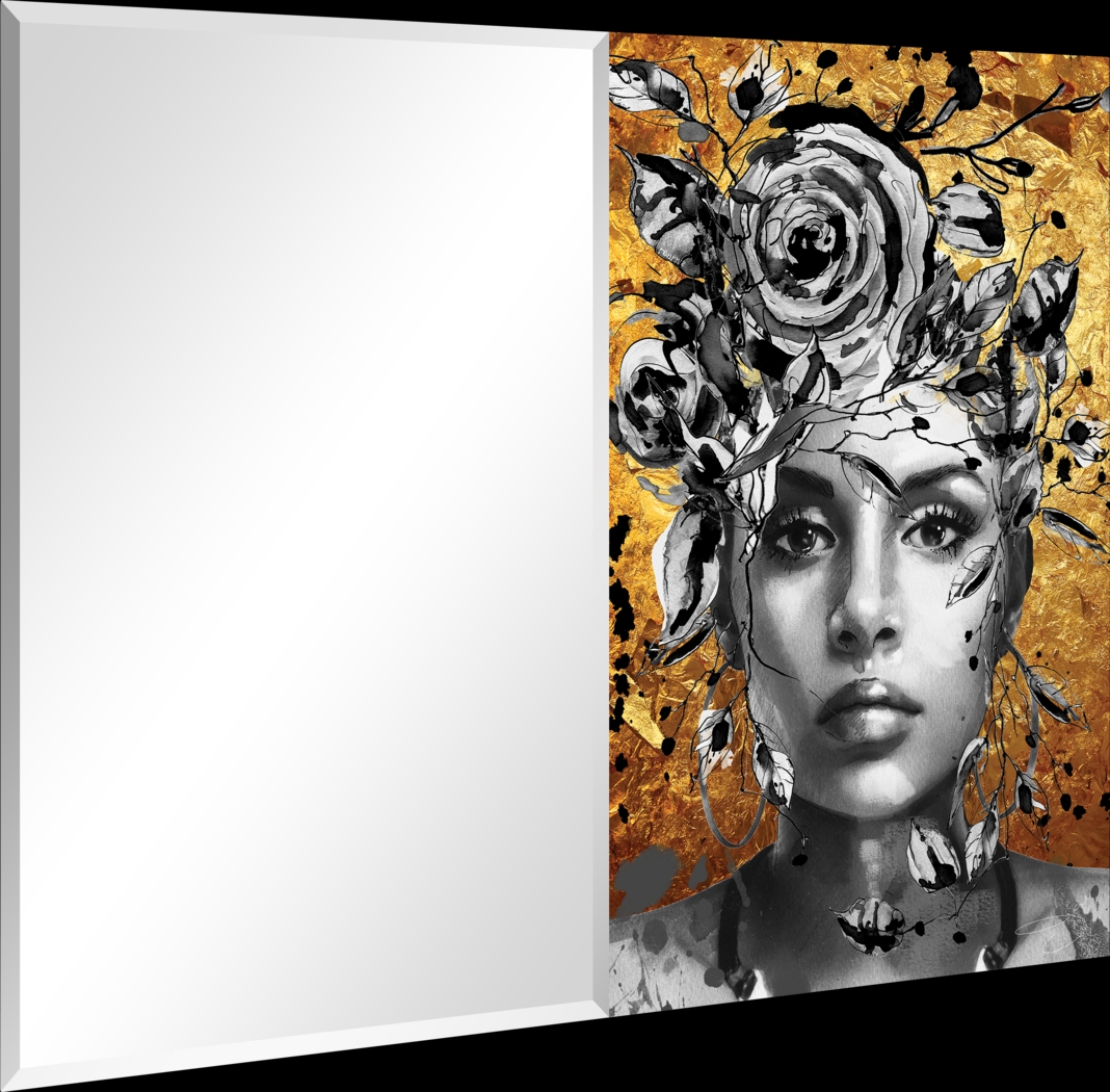 Zurielle Gray Mirror - Thumbnail - Image 2