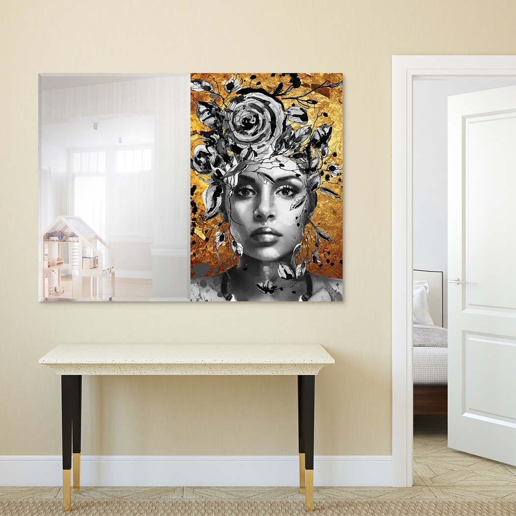 Zurielle Gray Mirror - Thumbnail - Image 4