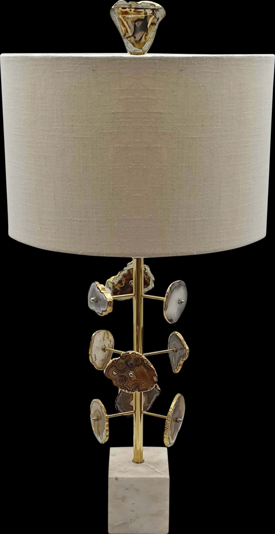 Zurline Hollow Brass Lamp - Thumbnail - Image 1