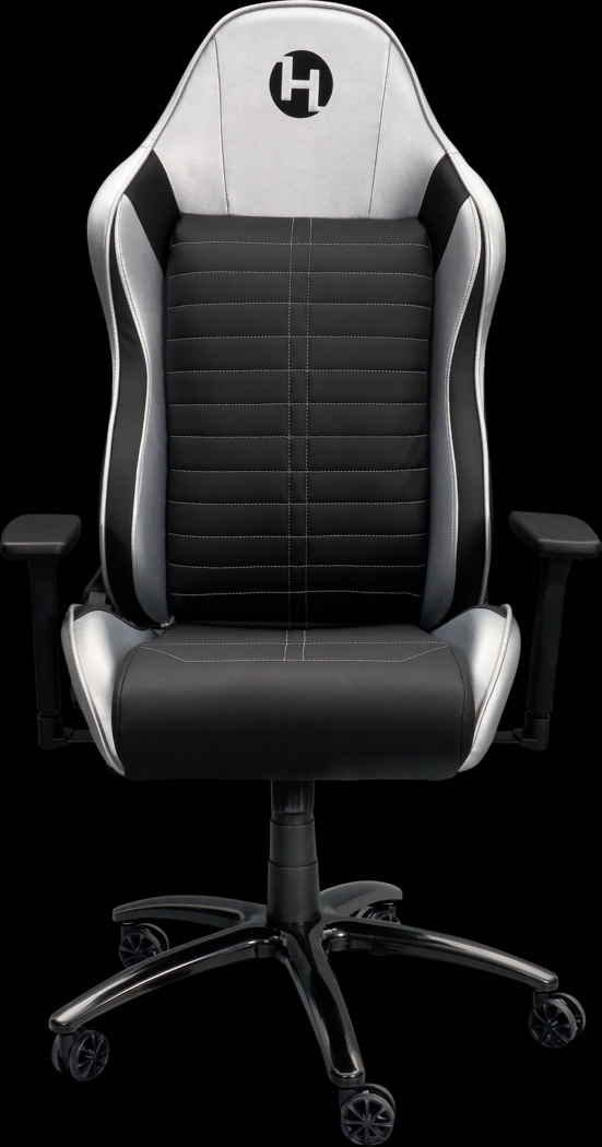 Zursa Black/Silver Gaming Chair - Thumbnail - Image 8