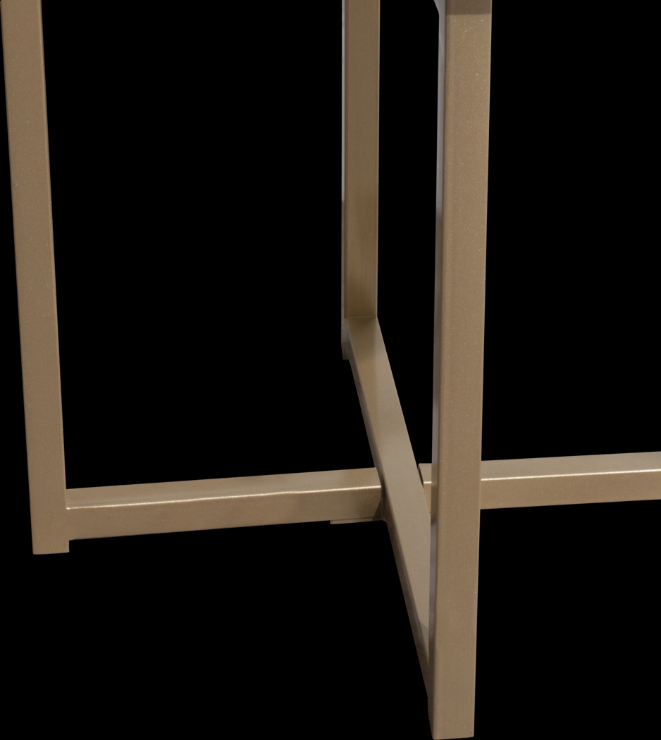 Zygmont Blue Vanity Stool - Thumbnail - Image 2