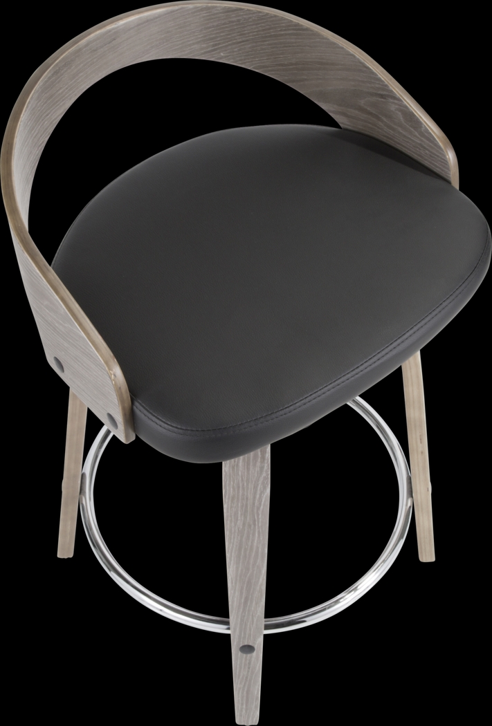 Zykan I Black Counter Height Stool, Set of 2 - Thumbnail - Image 10