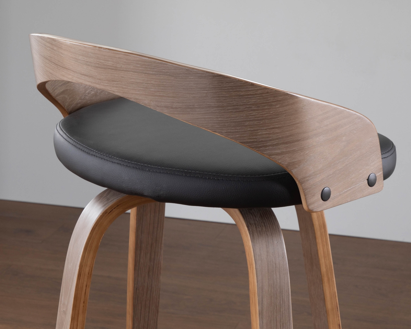 Zykan I Black Counter Height Stool, Set of 2 - Thumbnail - Image 4