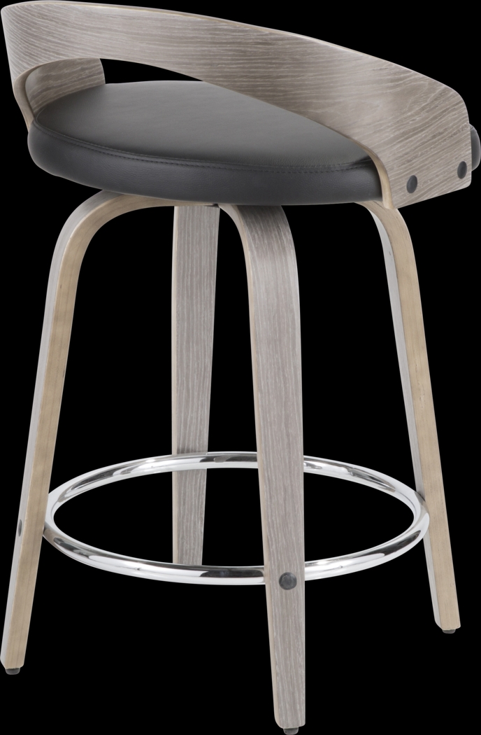 Zykan I Black Counter Height Stool, Set of 2 - Thumbnail - Image 8