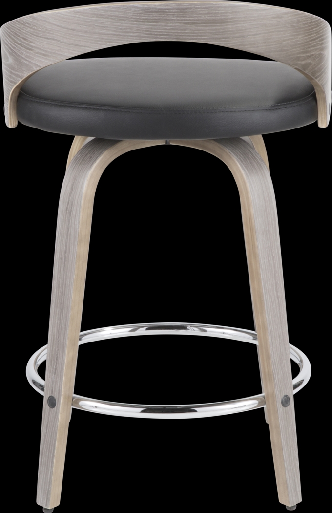 Zykan I Black Counter Height Stool, Set of 2 - Thumbnail - Image 9