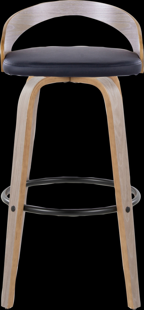 Zykan I Black Swivel Barstool, Set of 2 - Thumbnail - Image 10