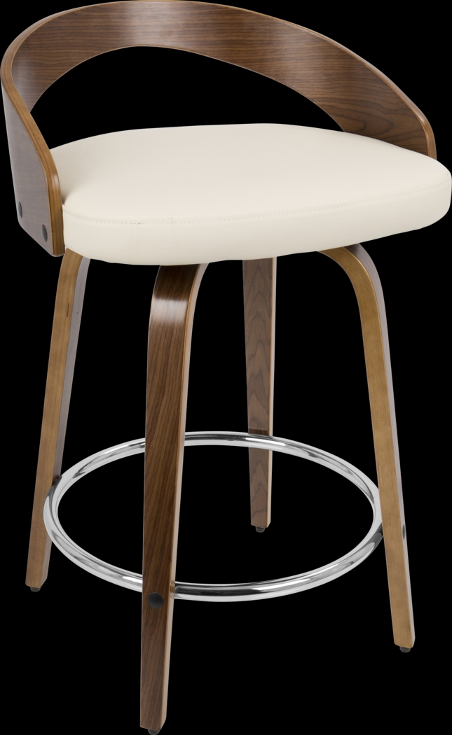 Zykan II Cream Counter Height Stool, Set of 2 - Thumbnail - Image 5