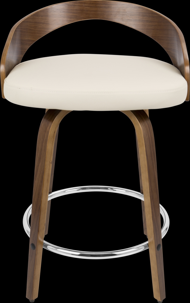 Zykan II Cream Counter Height Stool, Set of 2 - Thumbnail - Image 7