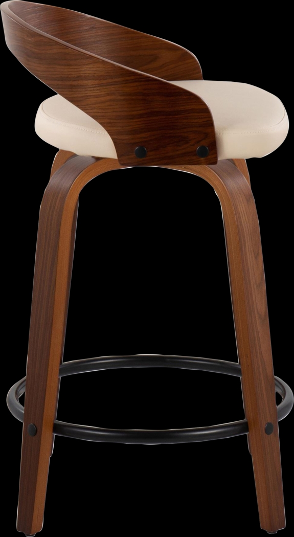 Zykan IV Cream Counter Height Stool, Set of 2 - Thumbnail - Image 6