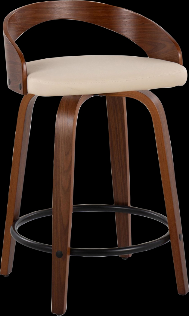 Zykan IV Cream Counter Height Stool, Set of 2 - Thumbnail - Image 7