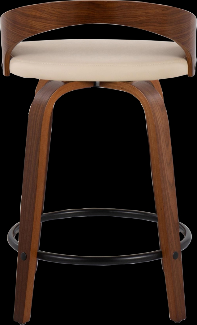 Zykan IV Cream Counter Height Stool, Set of 2 - Thumbnail - Image 9
