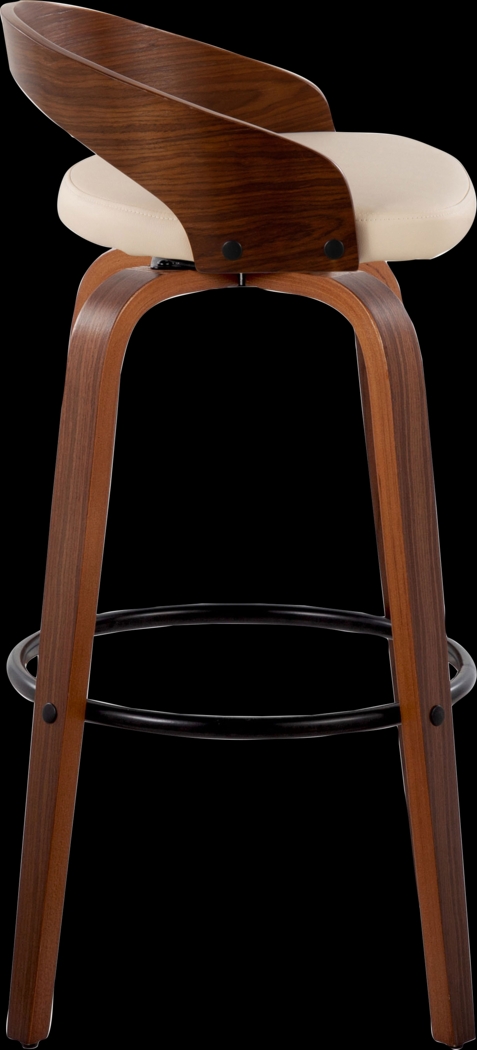 Zykan IX Cream Swivel Barstool, Set of 2 - Thumbnail - Image 7