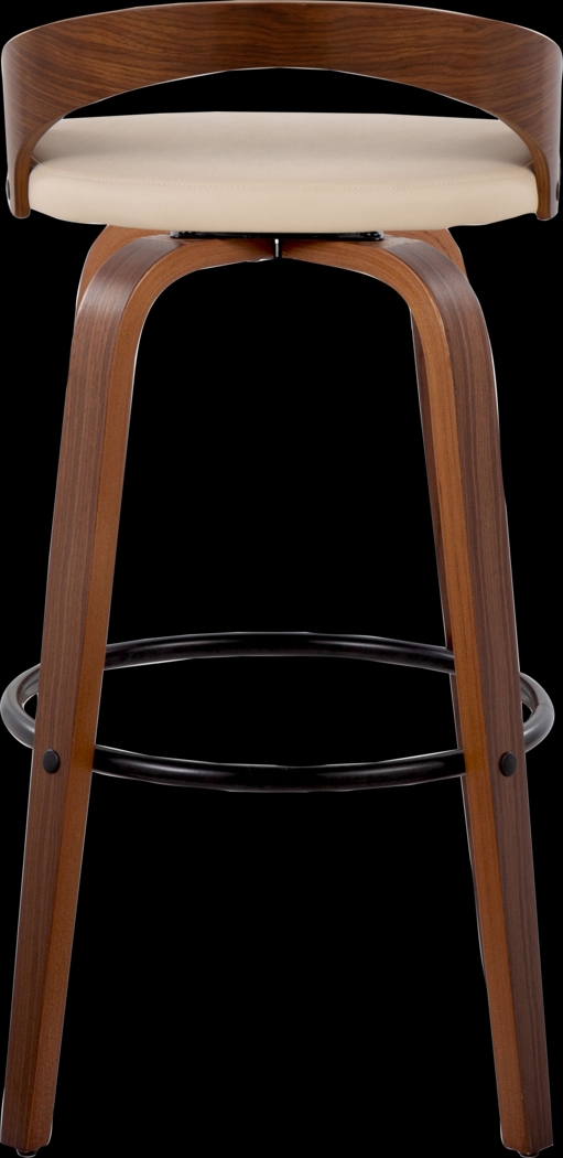 Zykan IX Cream Swivel Barstool, Set of 2 - Thumbnail - Image 9