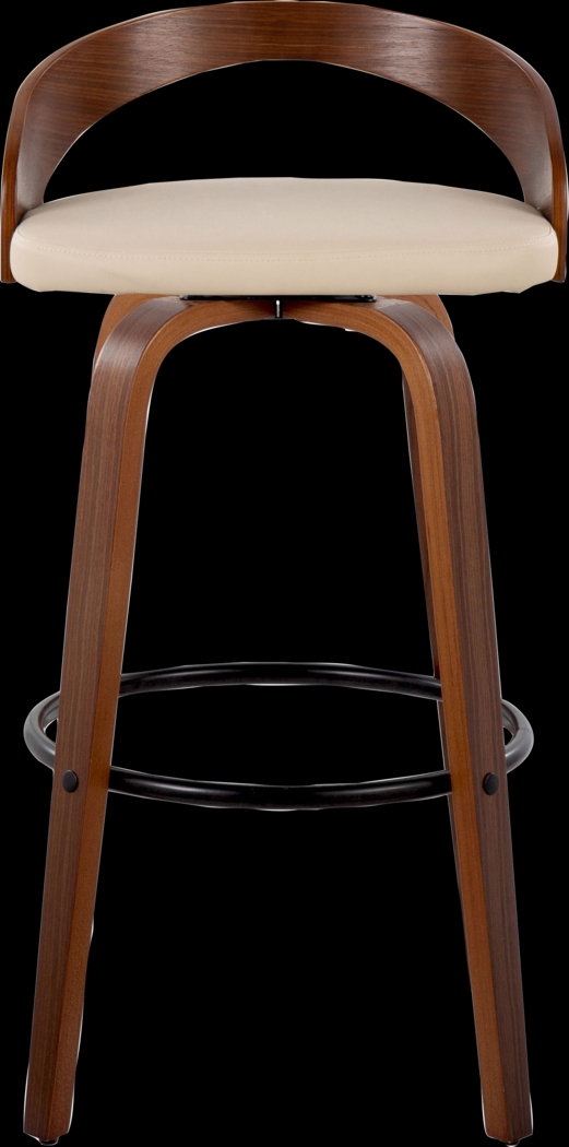 Zykan IX Cream Swivel Barstool, Set of 2 - Thumbnail - Image 10