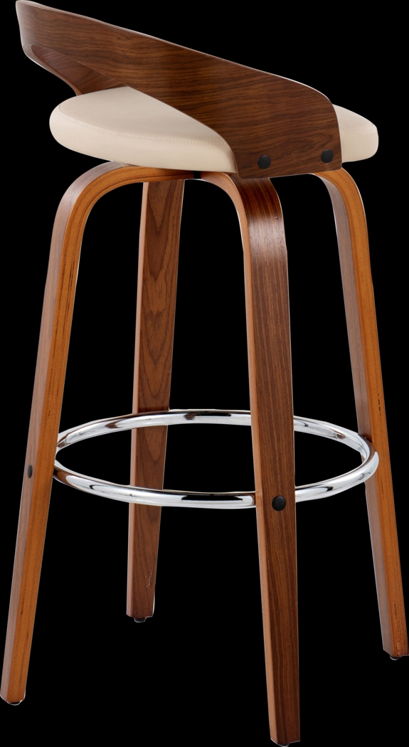 Zykan V Brown Swivel Barstool, Set of 2 - Thumbnail - Image 8