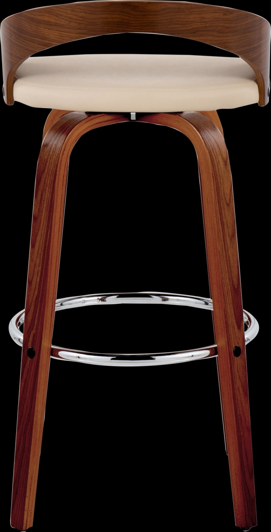 Zykan V Brown Swivel Barstool, Set of 2 - Thumbnail - Image 9