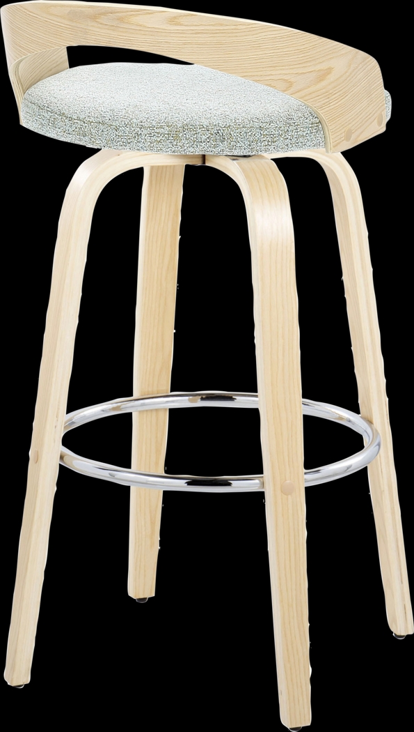 Zykan VI Light Green Swivel Barstool, Set of 2 - Thumbnail - Image 8